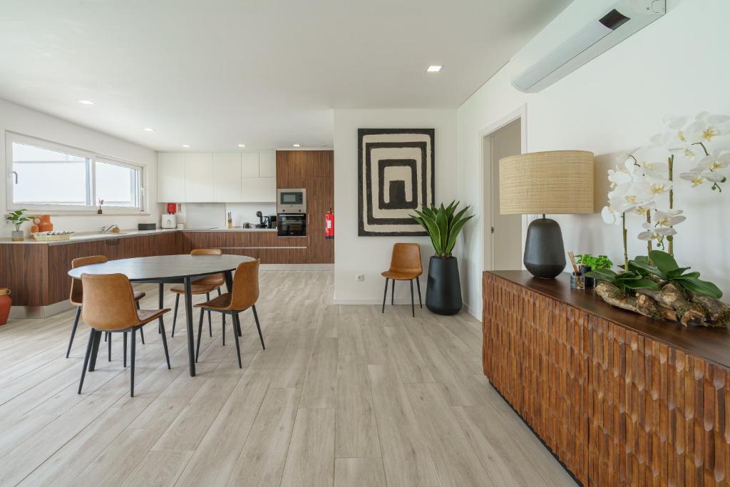 Cuisine ou kitchenette dans l'établissement Villa Mauricio