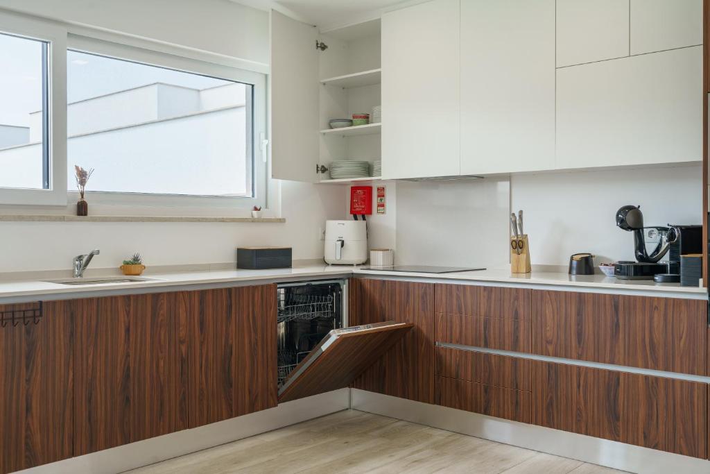 Cuisine ou kitchenette dans l'établissement Villa Mauricio