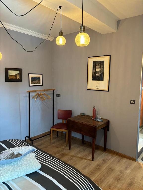 Postel nebo postele na pokoji v ubytování Le Marais des Littes