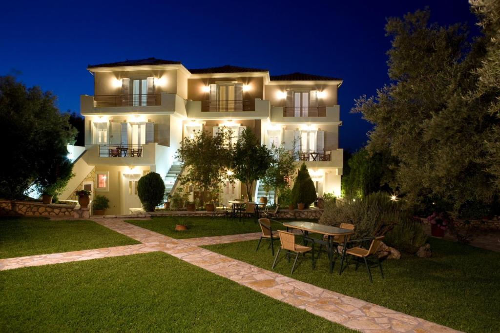 Zahrada ubytování Maistros Apartments