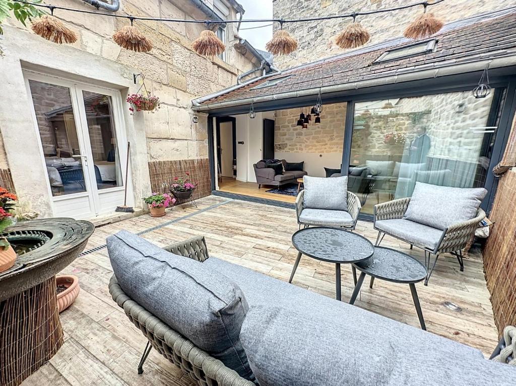 Posezení v ubytování Suite Appart Place Versepuy