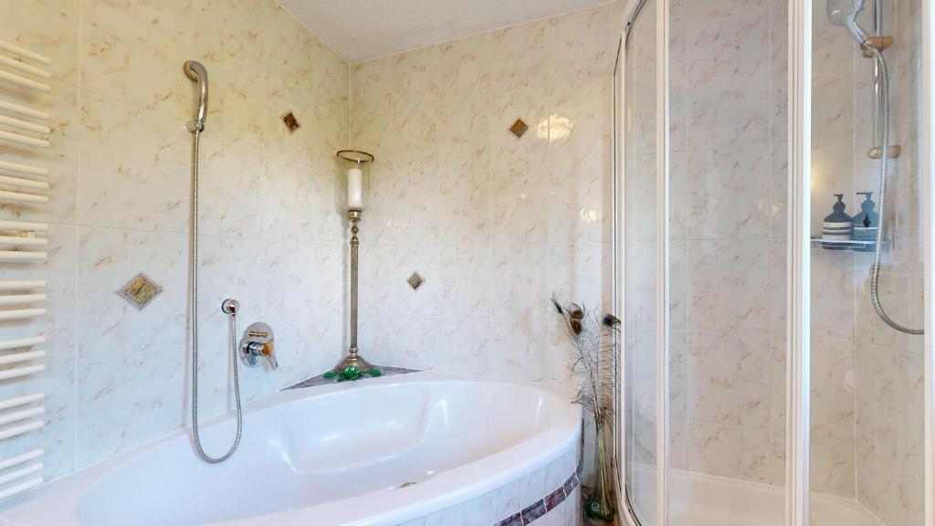 Kúpeľňa v ubytovaní Ferienhaus Chalet Kitzalp