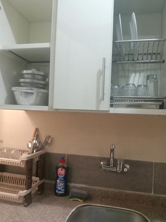 Kuchyň nebo kuchyňský kout v ubytování Giza Home Pyramids