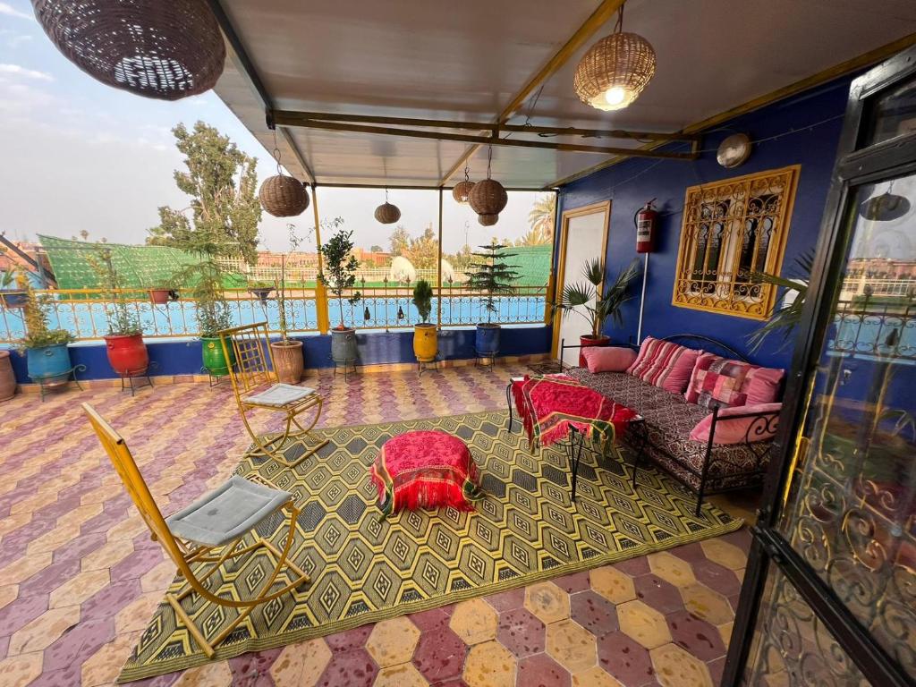 Balcone o terrazza di Riad dar sahrawi