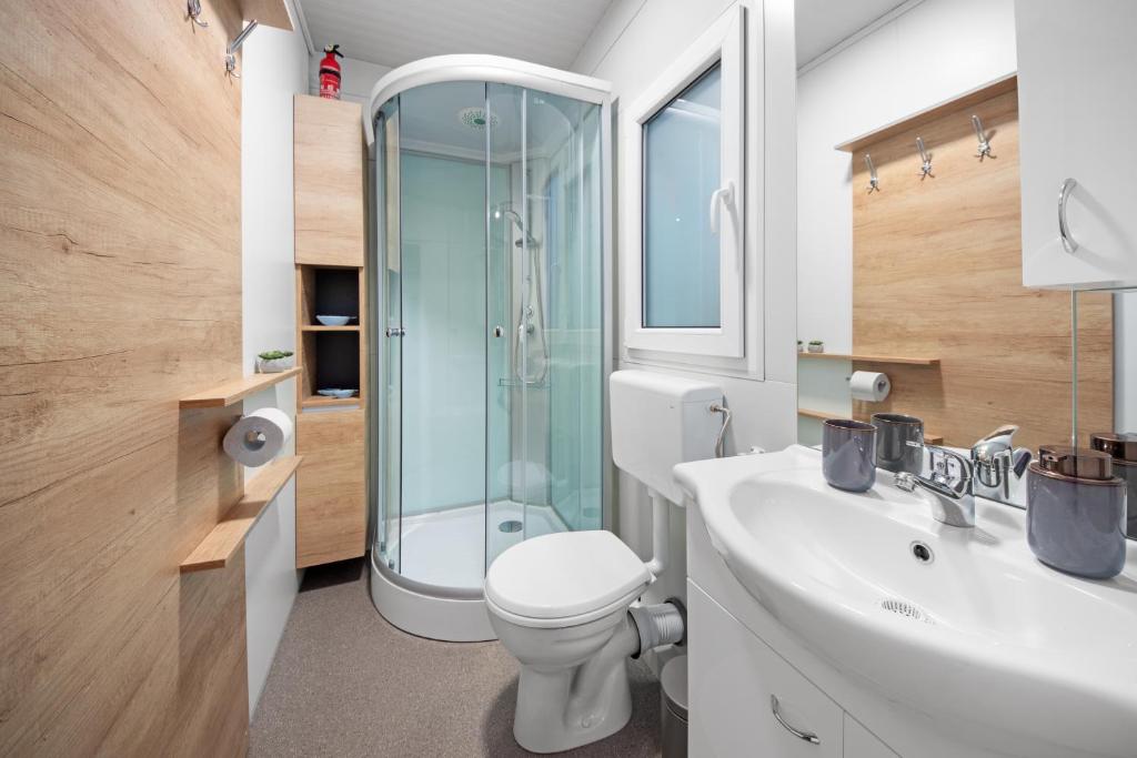 Koupelna v ubytování Glamping Lucky House