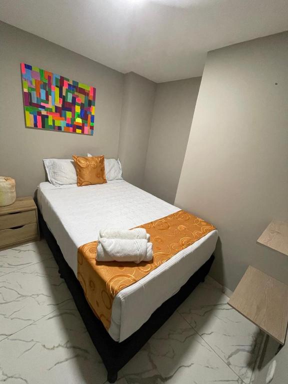 Postel nebo postele na pokoji v ubytování HOTEL LUXEM