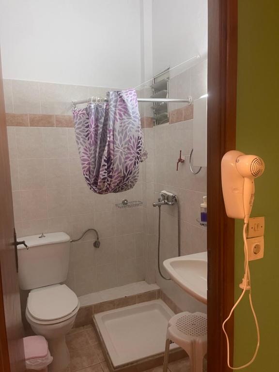 Koupelna v ubytování Pislis Rooms
