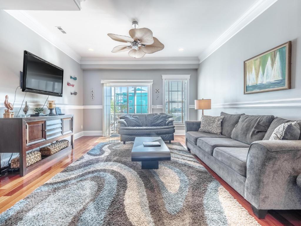 Posezení v ubytování Family Tides Carolina Beach