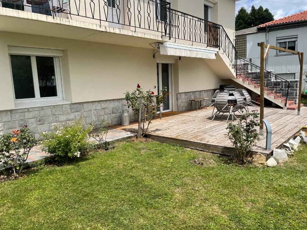 Zahrada ubytování Appartement indépendant en RDC chez habitant