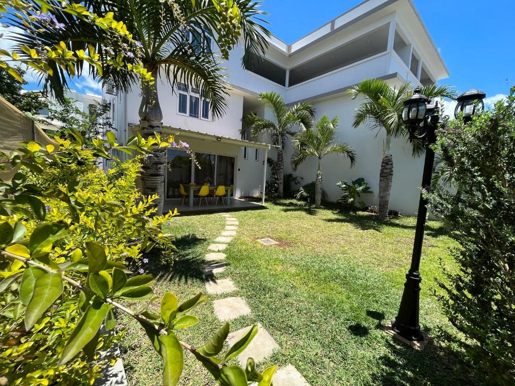 Zahrada ubytování Duplex Résidence Cardano-jardin privé