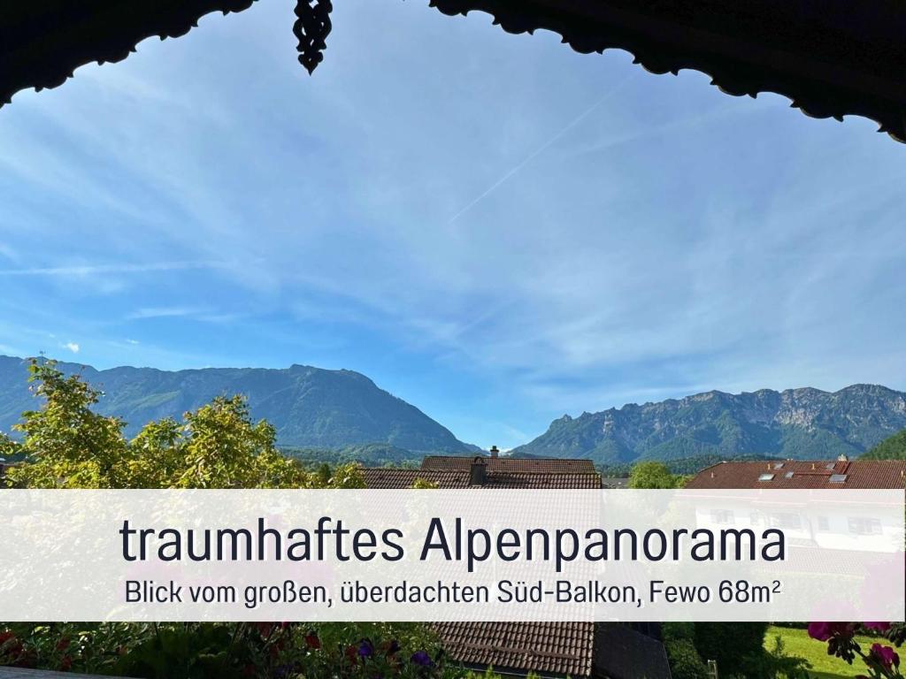Ferienhaus Bauer in Piding - Appartement Met Uitzicht Op De Bergen
