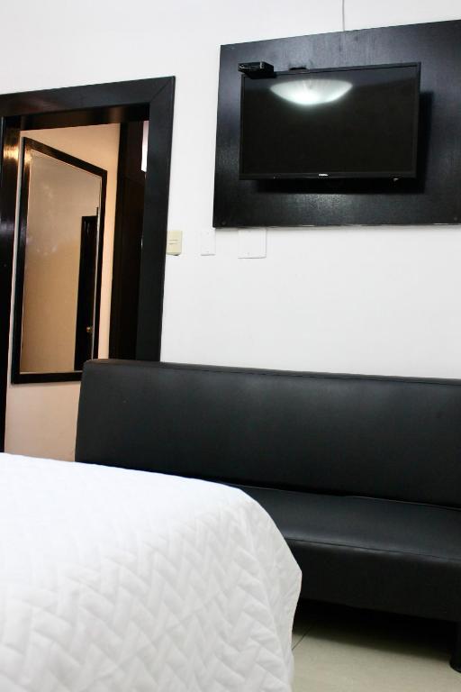 TV a/nebo společenská místnost v ubytování Hotel Presidente Internacional