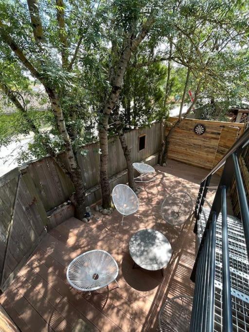 Balkón nebo terasa v ubytování Cosy Appartement Escapade Label Braise, terrasse et parking