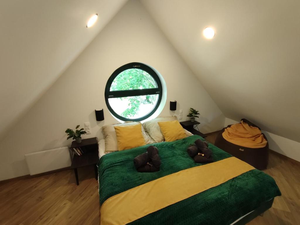 Postel nebo postele na pokoji v ubytování MOHA Weekend