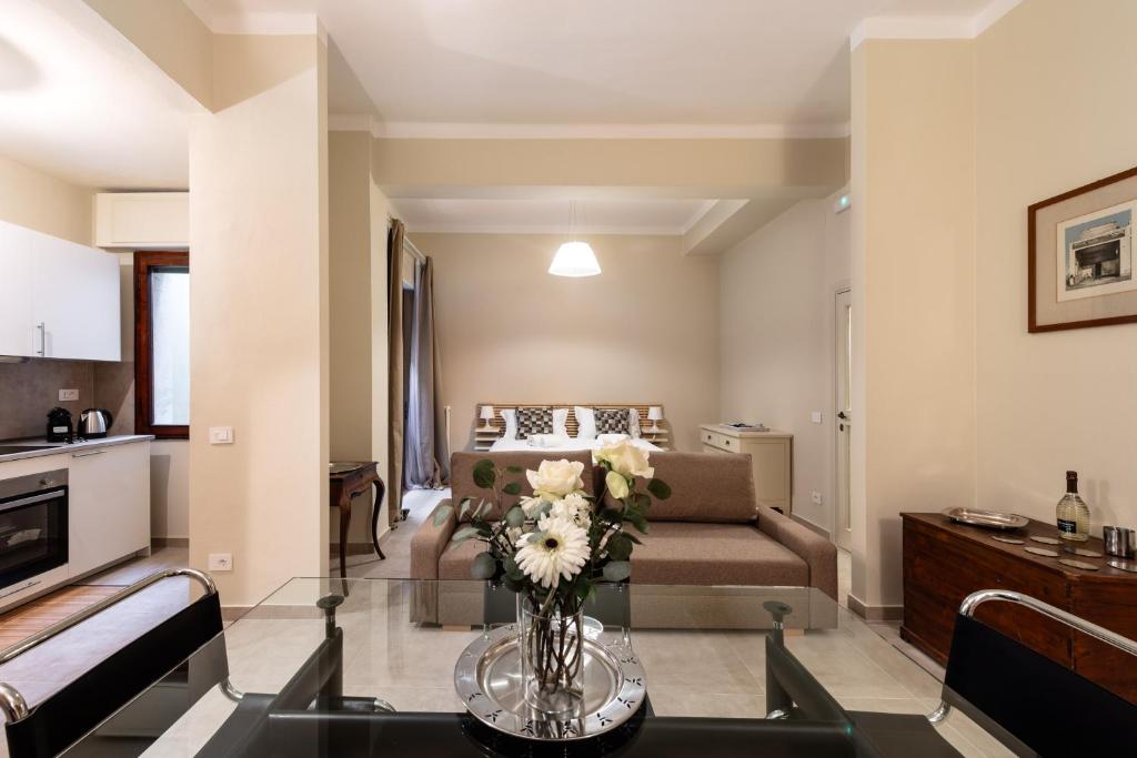 Χώρος καθιστικού στο Hostly-Suite il Mediceo-Lungarni in Town Center