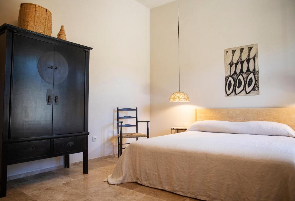 Postel nebo postele na pokoji v ubytování Lua de Caldelas