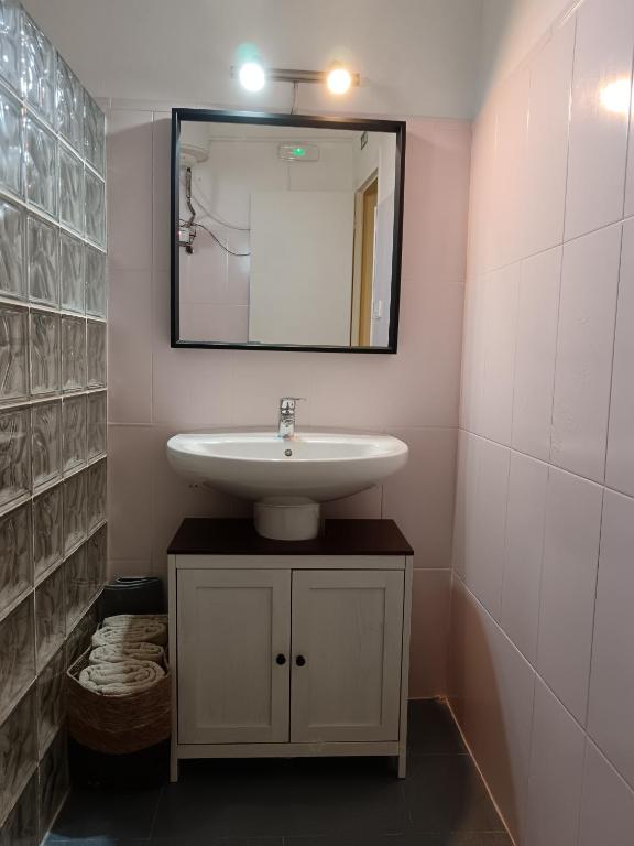 Koupelna v ubytování Casa Pili