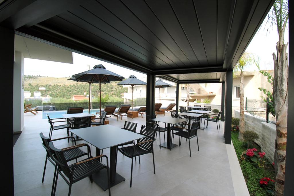 Balkón nebo terasa v ubytování Ionian's Breeze Hotel