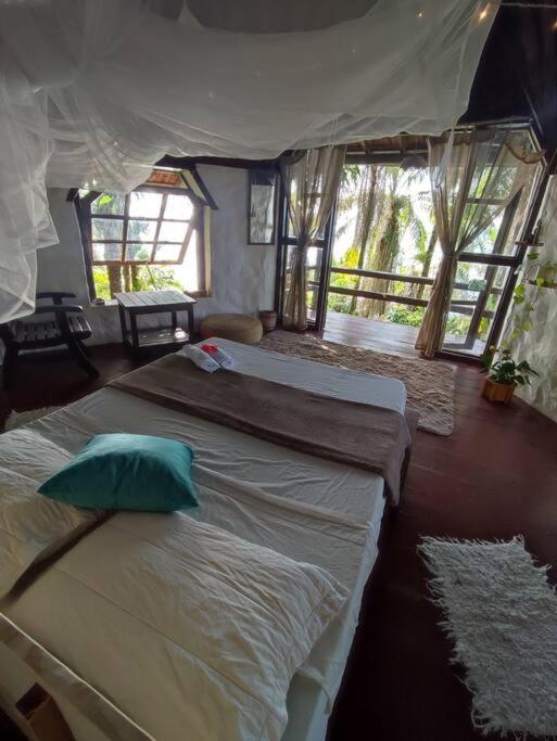 Postel nebo postele na pokoji v ubytování Casa como vista privilegiada, playa a 30 mts
