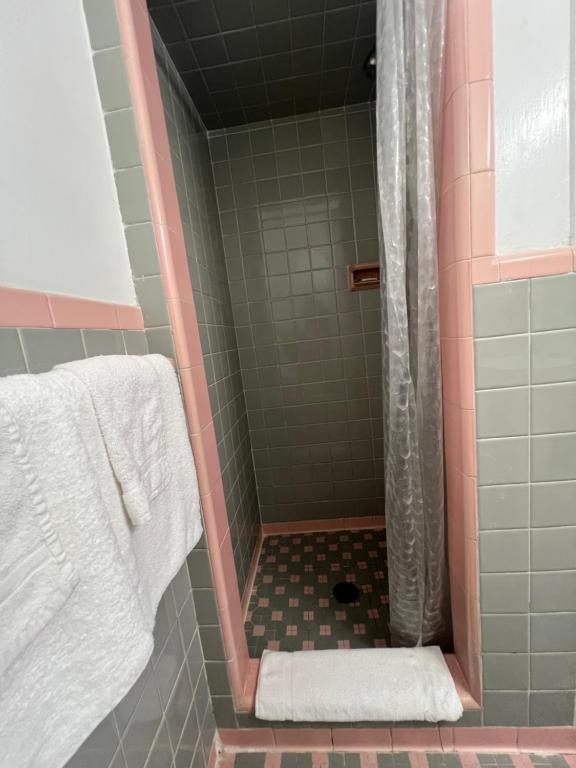 Koupelna v ubytování Cadet Motel