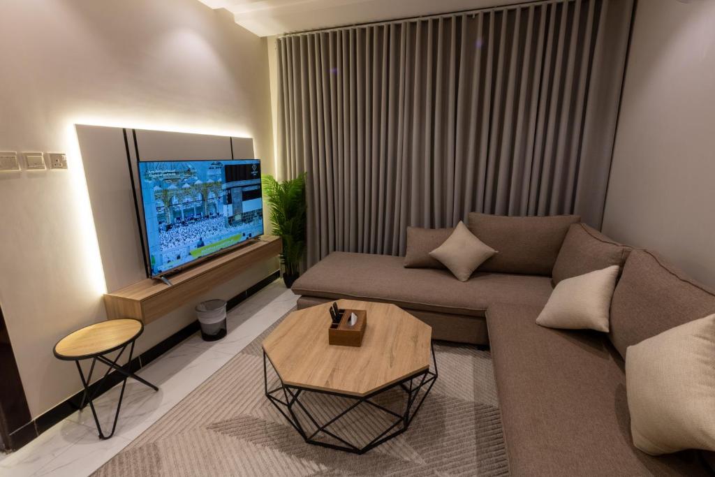TV a/nebo společenská místnost v ubytování Elite House