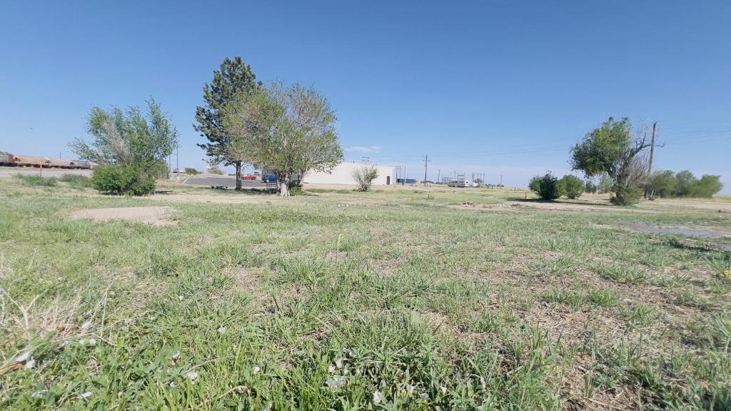 a field of grass with trees in the background at RV Sites For Rent -Power-Water-Sewer-Wifi in Eads