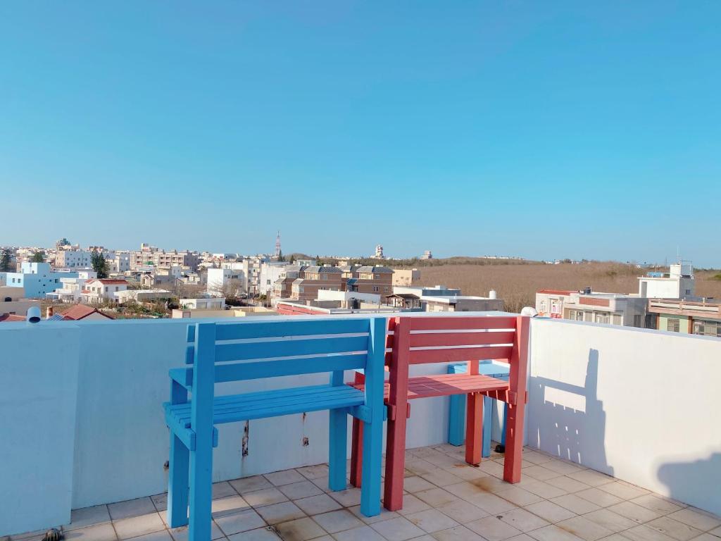 Balkón nebo terasa v ubytování 澎湖藍海會館Blue Ocean Inn Penghu