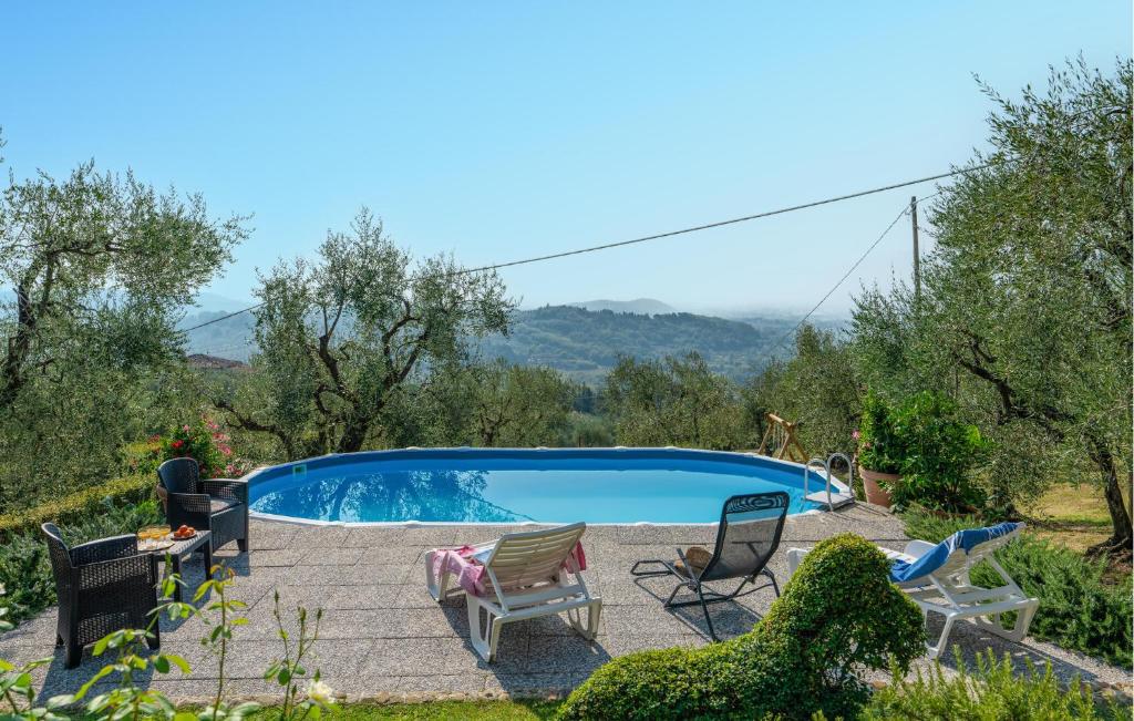 Nespecifikovaný výhled na hory nebo výhled na hory při pohledu z apartmánu