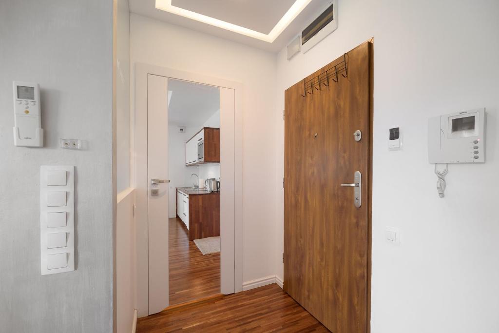 Kúpeľňa v ubytovaní Apartament Winnica Widok na Wisłę
