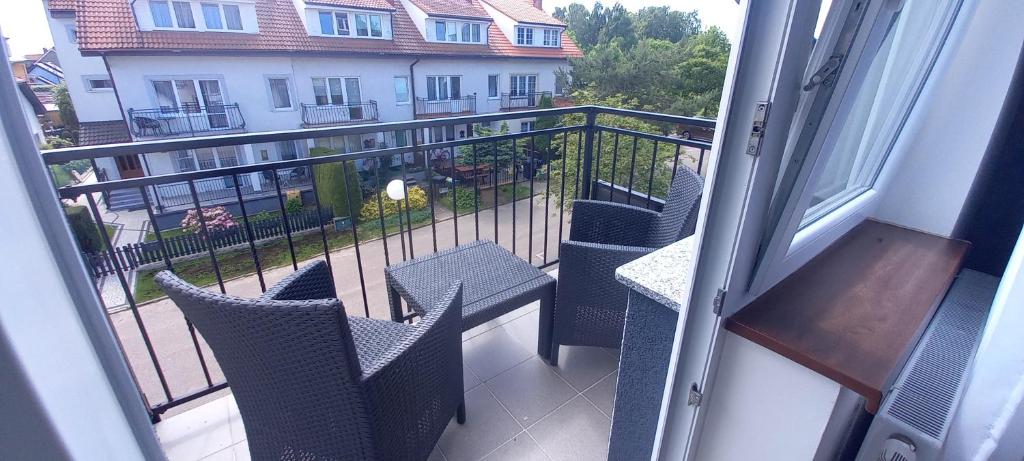 Balkón nebo terasa v ubytování WILLA SKIPPER