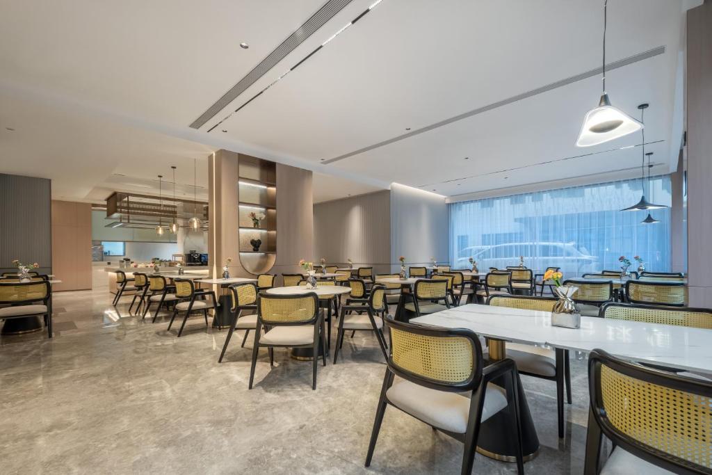 Restaurace v ubytování Atour Hotel Shanghai Hongqiao Xinzhuang Business District