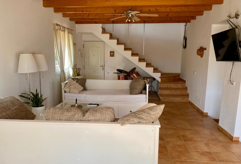 Posezení v ubytování Can Susacasa Finca en Mallorca con piscina privada