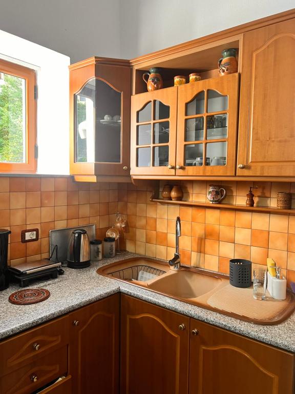 Köök või kööginurk majutusasutuses Thimjos & Ritas Guesthouse