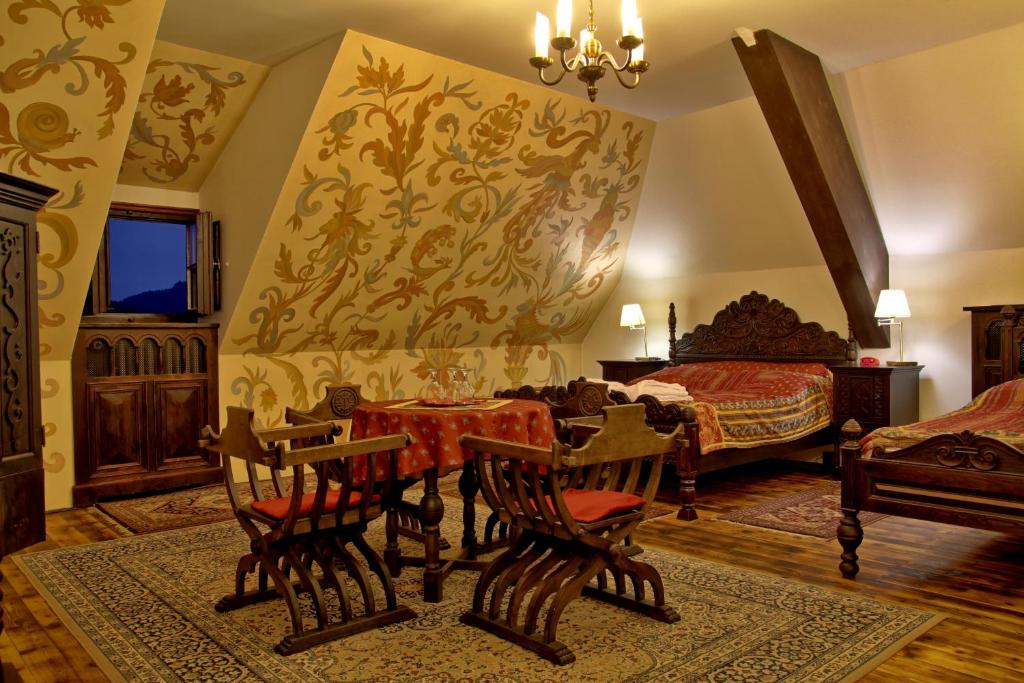 Posezení v ubytování Hotel Ruze