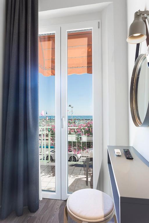 Balkón nebo terasa v ubytování Hotel Gaia