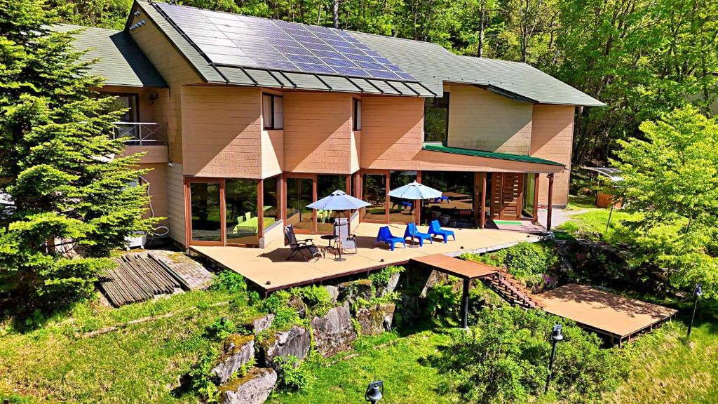Zahrada ubytování ペンション湖風 KOFU a lodging accommodation