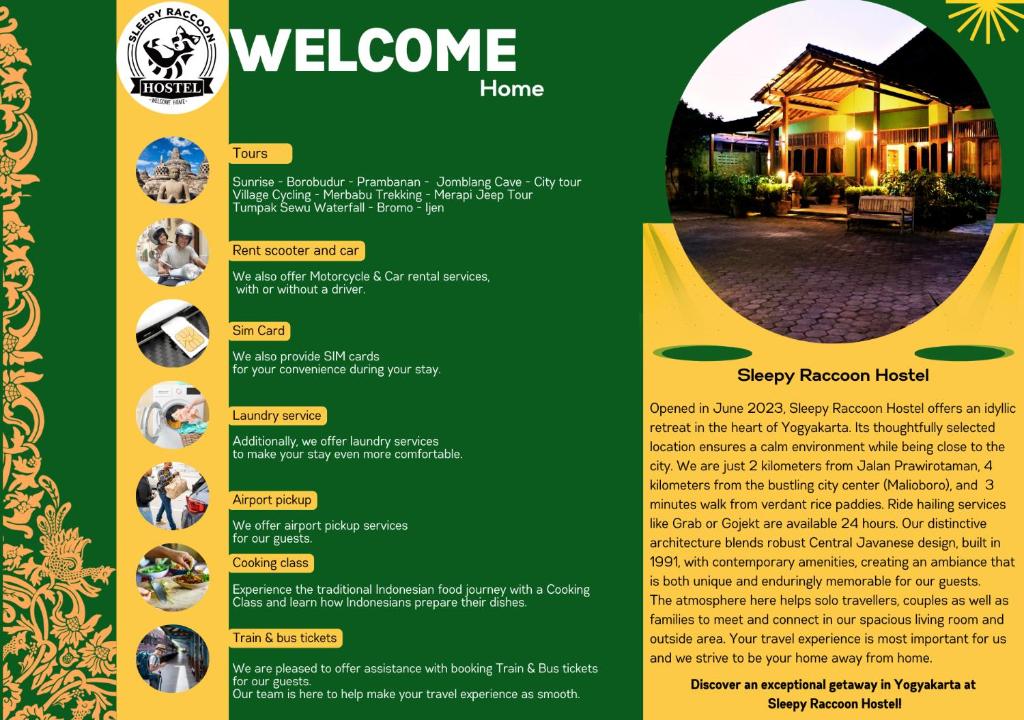 Fotografie z fotogalerie ubytování Sleepy Raccoon Hostel v destinaci Yogyakarta