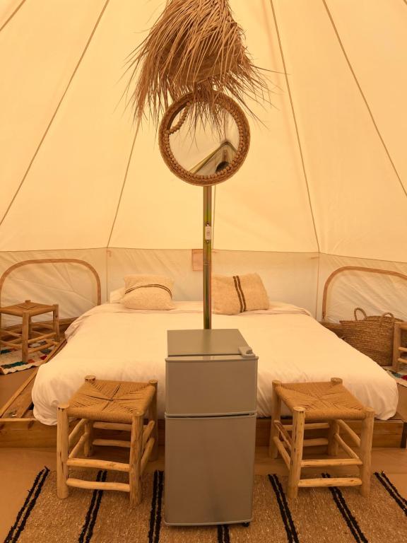 Camping TurisMar - 带双人床的帐篷