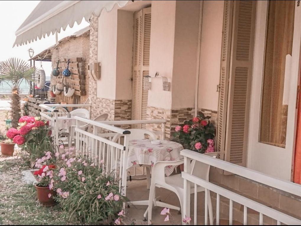 Balkón nebo terasa v ubytování Hotel Maria