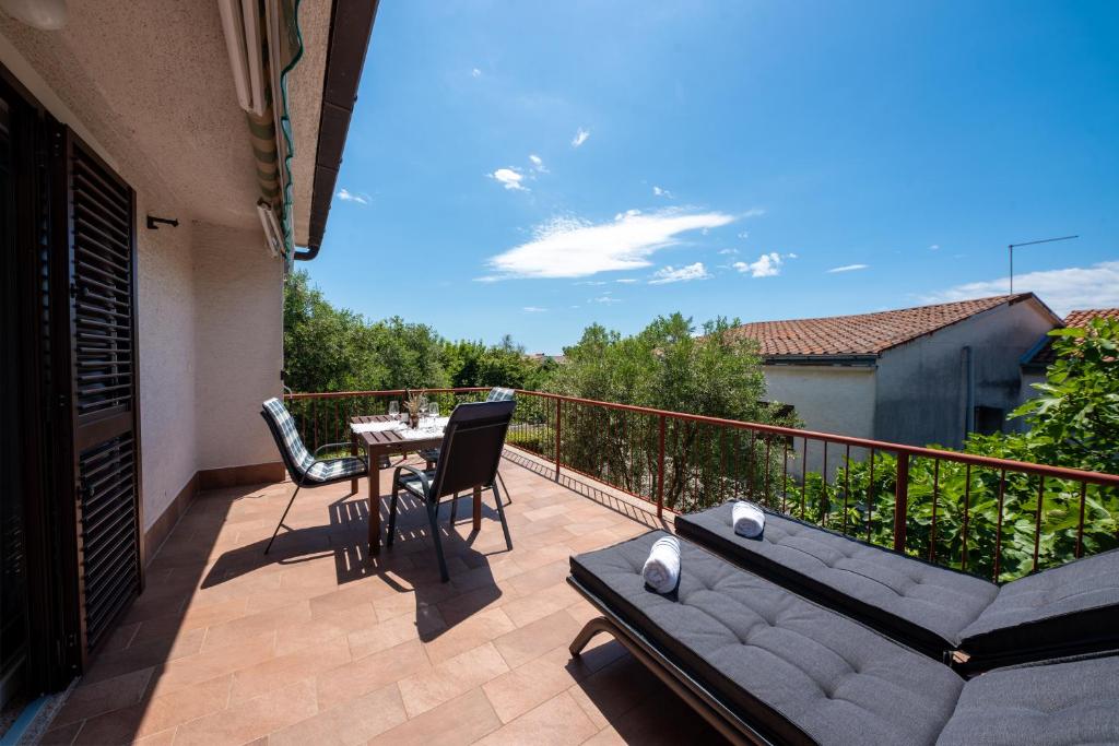 Balkon lub taras w obiekcie Klepac studio