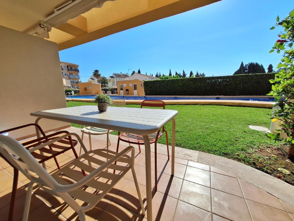 A balcony or terrace at Playa Denia