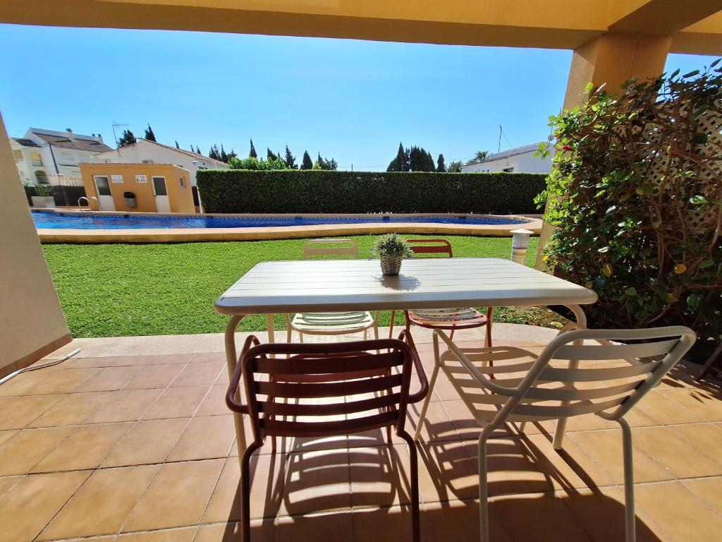 A balcony or terrace at Playa Denia