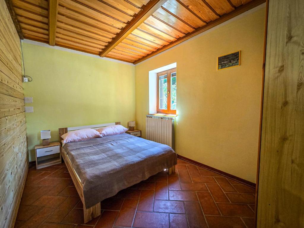 Postel nebo postele na pokoji v ubytování Apartma Maln