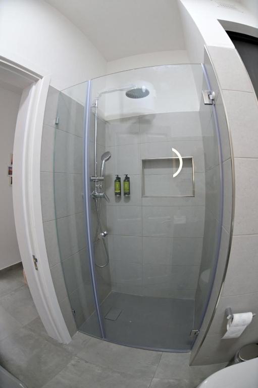 Koupelna v ubytování Lacass Apartment