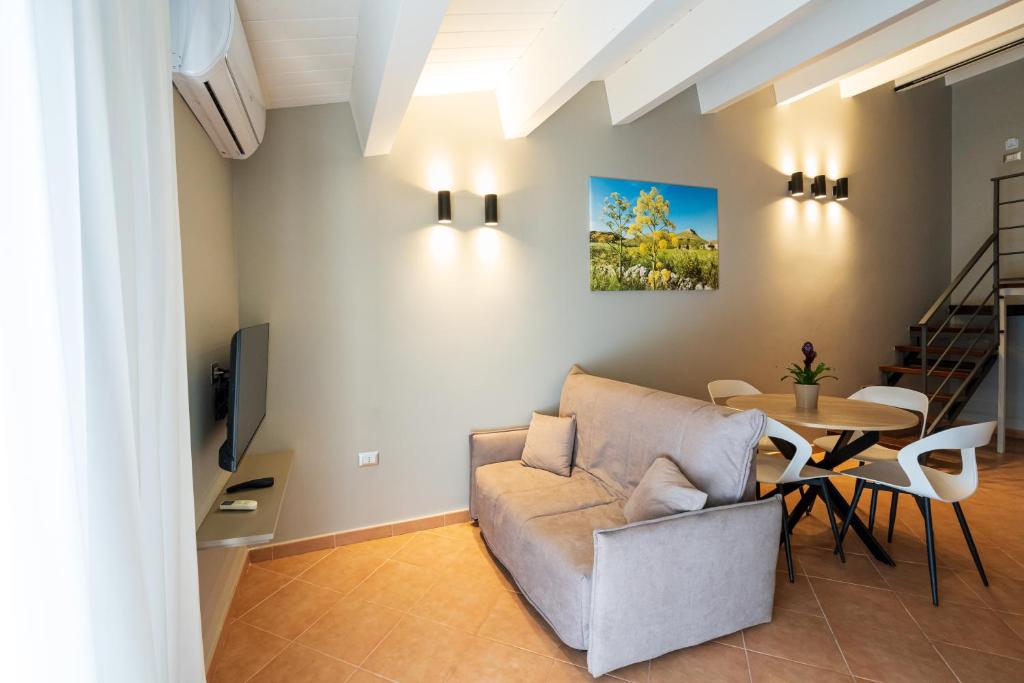 Posezení v ubytování ArcoLoBello B&B ApartHotel