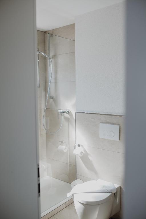 Koupelna v ubytování Hotel Dreieich