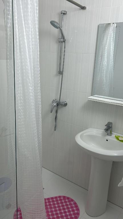 Koupelna v ubytování AMBIENT Geavidan 2