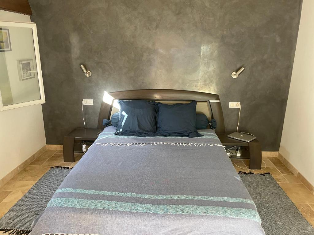 Postel nebo postele na pokoji v ubytování Maison de charme La Soleïade