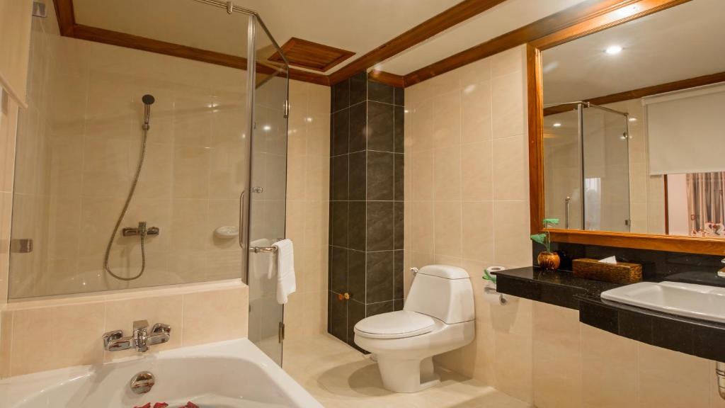 Koupelna v ubytování Cheathata CTS Hotel Siem Reap