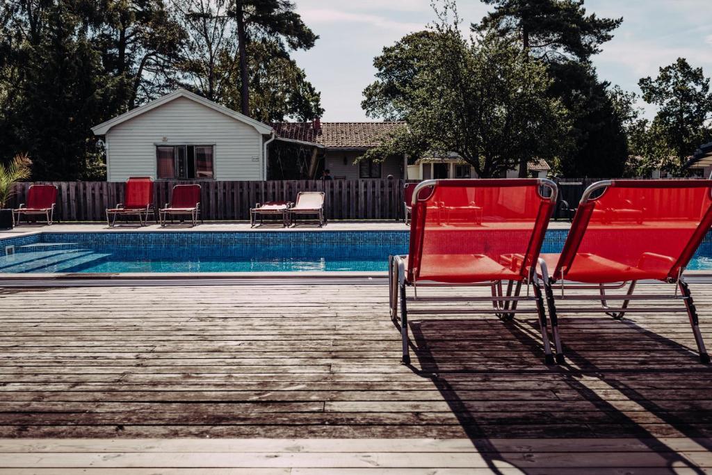 Bazén v ubytování Hotel Toftagården nebo v jeho okolí